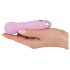 Cuties Mini Rose - vibrador ondulado recargable (rosa)
