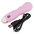 Cuties Mini Rose - vibrador ondulado recargable (rosa)