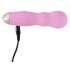 Cuties Mini Rose - vibrador ondulado recargable (rosa)