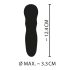 Cuties Mini Rose - vibrador ondulado recargable (rosa)