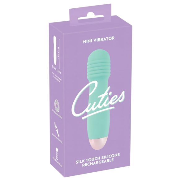 Cuties Mini Wand - masajeador mini recargable (verde)