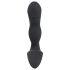 Rebel - vibrador prostático recargable con pene (negro)