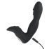 Rebel - vibrador prostático recargable con pene (negro)
