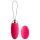 Svakom Elva - huevo vibrador recargable con control remoto (rojo)