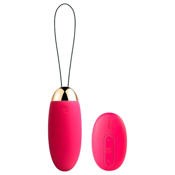 Svakom Elva - huevo vibrador recargable con control remoto (rojo)