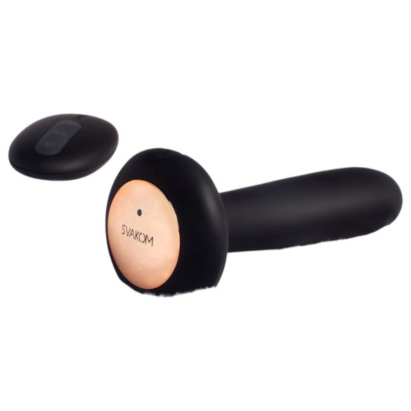 Svakom Primo - vibrador anal recargable, impermeable y calentador (negro)