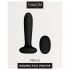 Svakom Primo - vibrador anal recargable, impermeable y calentador (negro)