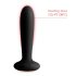 Svakom Primo - vibrador anal recargable, impermeable y calentador (negro)