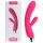 Svakom Angel - Vibrador rojo resistente al agua con calefacción y brazo para clítoris