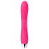Svakom Angel - vibrador rojo: resistente al agua, calentador, con brazo clitorial