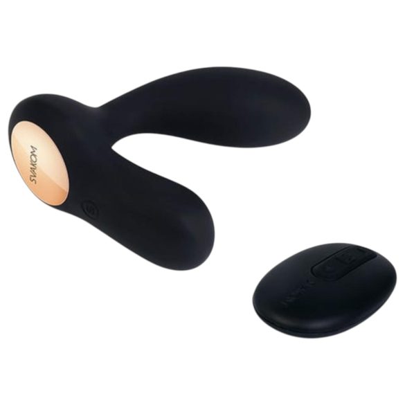 Svakom Vick - Vibrador impermeable para próstata y punto G (negro)