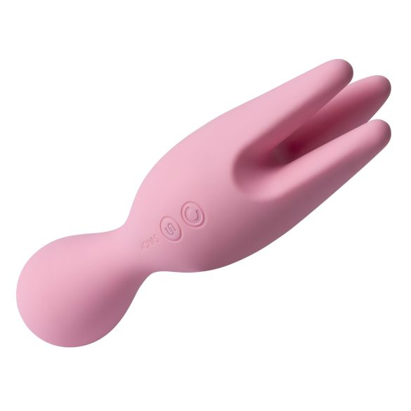 Svakom Nymph - vibrador estimulador de clítoris recargable - silicona rosa