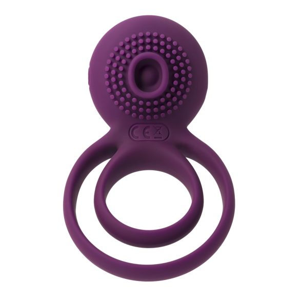 Svakom Tammy - anillo vibrador para pene y testículos recargable - silicona lila