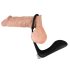 Black Velvet - anillo vibrador anal (negro)