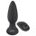 Black Velvet - vibrador anal perlado giratorio (negro)