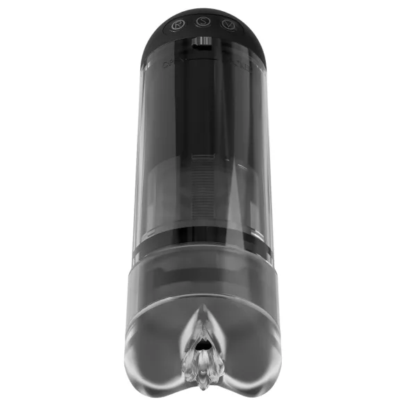 PDX Elite Extender Pro - masturbador succionador vibrador recargable (negro)