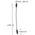 Couples Choice - vibrador doble recargable (negro)