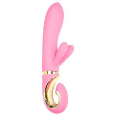   G-Vibe GRabbit - vibrador punto G recargable, 3 motores (rosa)