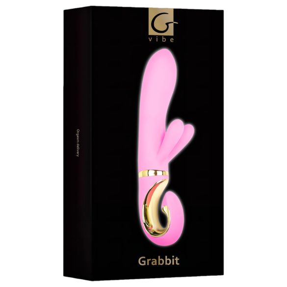 G-Vibe GRabbit - vibrador punto G recargable 3 motores silicona rosa