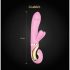 G-Vibe GRabbit - vibrador punto G recargable, 3 motores (rosa)
