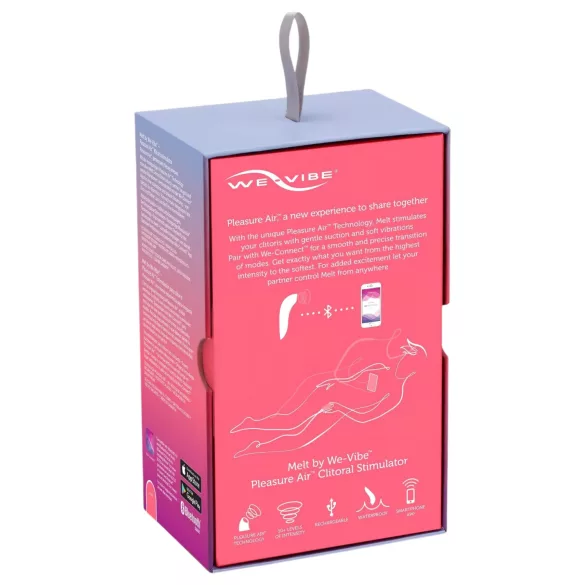 We-Vibe Melt - estimulador de clítoris de ondas aire inteligente (coral)
