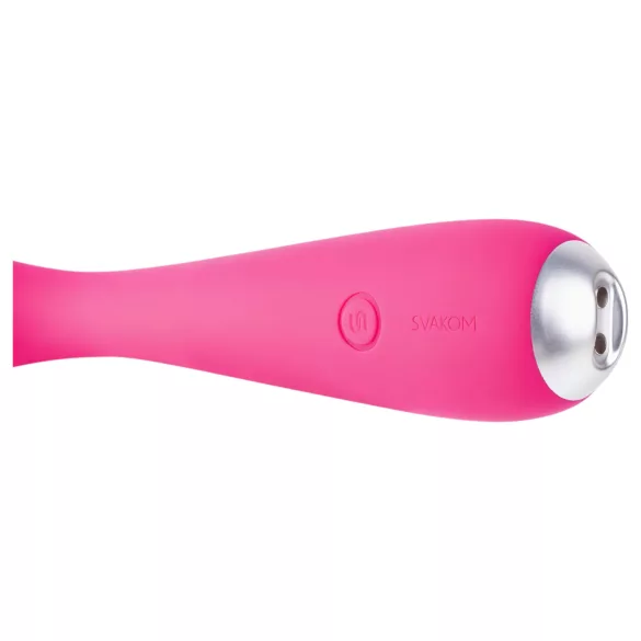 Svakom Iris - vibrador punto G recargable e impermeable - rojo