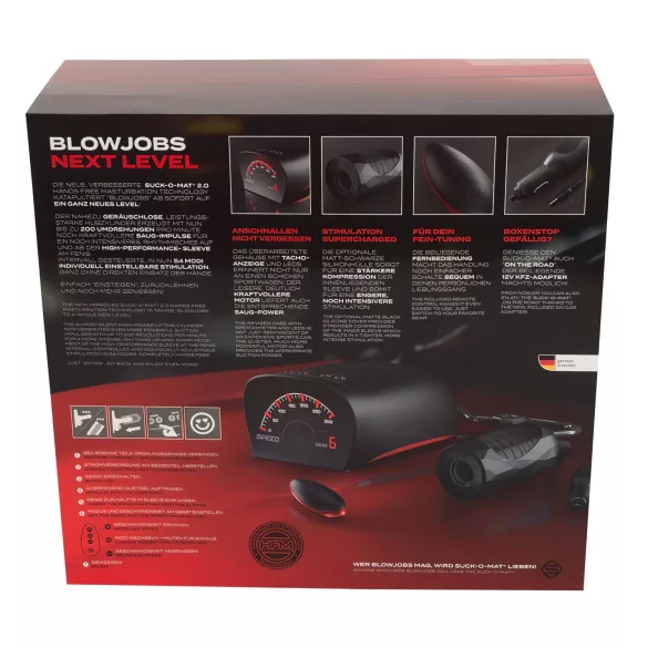 Suck-O-Mat 2.0 - masturbador automático eléctrico para hombre