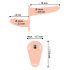 You2Toys - Strap-On - Doble Vibrador Ajustable (color piel)