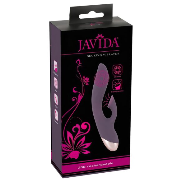 Javida - vibrador succionador de clítoris impermeable - silicona lila