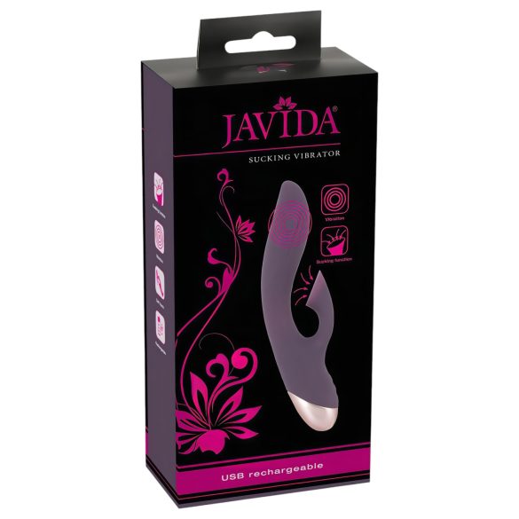 Javida - vibrador succionador de clítoris impermeable - silicona lila