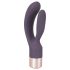 You2Toys Elegant Double - vibrador recargable con brazo para clítoris (lila)