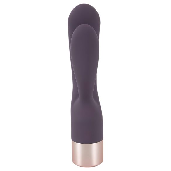 You2Toys Elegant Double - vibrador con estimulador de clítoris recargable lila