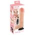 Nature Skin - Vibrador giratorio realista (natural)