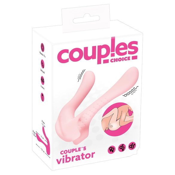 Elección de Parejas - Doble Motor Vibrador (Rosa)