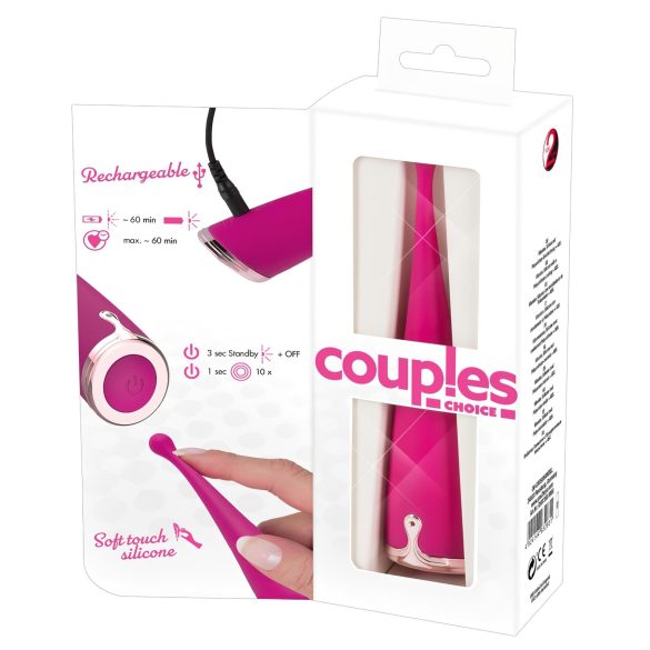 Couples Choice - Vibrador para clítoris recargable - silicona rosa
