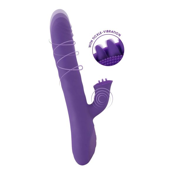 Smile Pearl - vibrador impulsor con perlas (lila)
