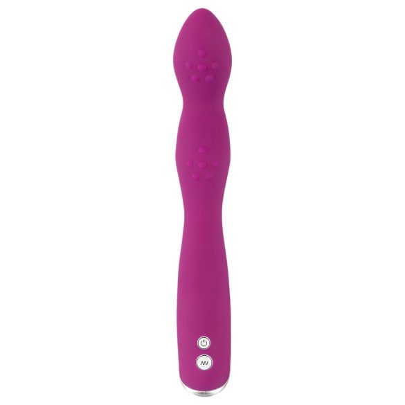 SMILE - vibrador flexible punto A y G - silicona rosa