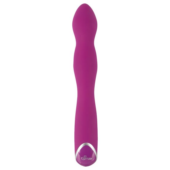 SMILE - vibrador flexible punto A y G - silicona rosa