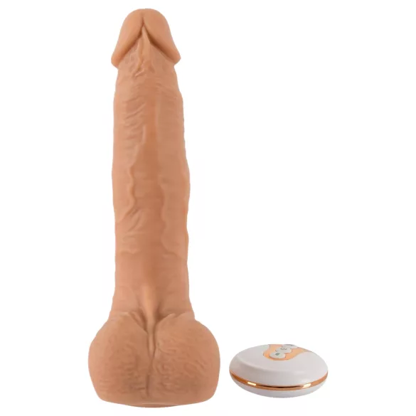You2Toys - consolador vibrador empuje - silicona color piel