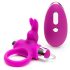 Happyrabbit - anillo vibrador con radio (lila-plata)