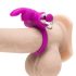 Happyrabbit - Anillo vibrador recargable (lila-plata)