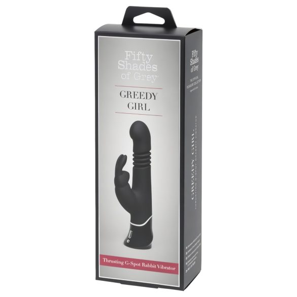 Chica Codiciosa 50 Sombras - vibrador empuje (negro)