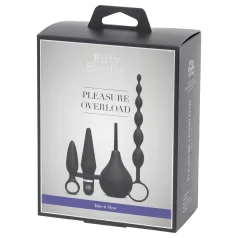 Fifty Shades of Grey - Set anal 4 en 1 - silicona negra