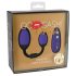 GoGasm Dúo Vibrador - Control Total (morado-negro)