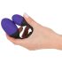 GoGasm Dúo Vibrador - Control Total (morado-negro)