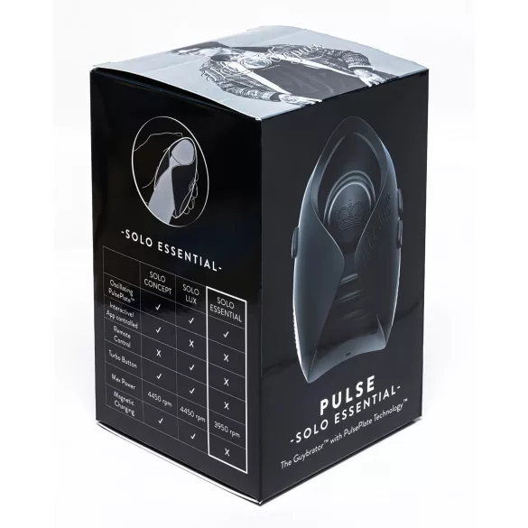 Hot Octopuss - masturbador masculino recargable - negro