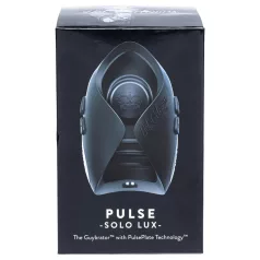   Hot Octopuss Pulse Solo Lux - masturbador masculino recargable - silicona negra