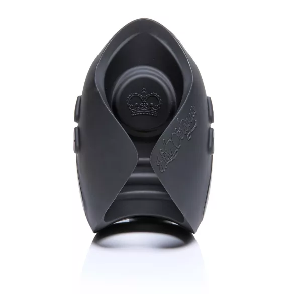 Hot Octopuss Pulse Solo Lux - masturbador masculino recargable - silicona negra
