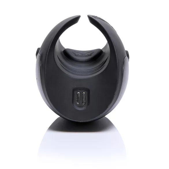 Hot Octopuss Pulse Solo Lux - masturbador masculino recargable - silicona negra