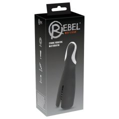Rebel Strong - Vibrador glande recargable (negro)